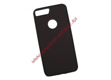 Защитная крышка "LP" для iPhone 8 Plus/7 Plus "Термо-радуга" коричневая-розовая (европакет)