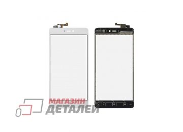 Сенсорное стекло (тачскрин) для Xiaomi Mi 4c, Mi 4i белое
