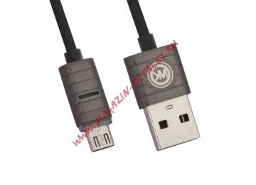 USB кабель WK Breathing WDC-045 Micro USB черный