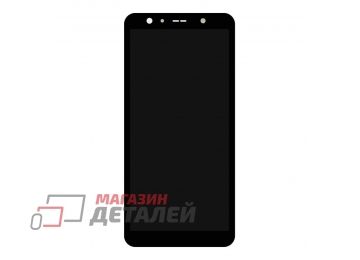 Дисплей (экран) в сборе с тачскрином для Samsung Galaxy A7 SM-A750 в рамке OLED черный