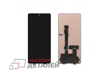 Дисплей (экран) в сборе с тачскрином для Xiaomi Redmi Note 12 Pro Plus черный Premium SC LCD