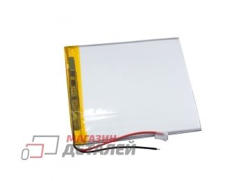 Аккумулятор универсальный 2.5x85x75 мм 3.8V 3000mAh Li-Pol (2 Pin)