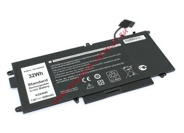 Аккумулятор OEM (совместимый с 725KY, K5XWW) для ноутбука Dell Latitude 12 5289 7.6V 4400mah черный