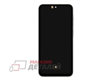 Дисплей (экран) в сборе с тачскрином для Samsung Galaxy A35 SM-A356 черный с рамкой OLED