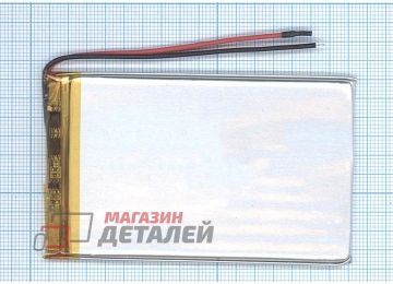 Аккумулятор универсальный 3.5x50x80 мм 3.8V 1100mAh Li-Pol (2 Pin)