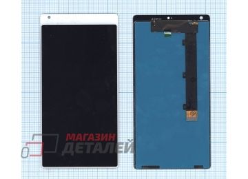 Дисплей (экран) в сборе с тачскрином для Xiaomi Mi Mix белый