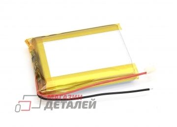 Аккумулятор универсальный 9.5x47x60 мм 3.8V 3000mAh Li-Pol (2 Pin)