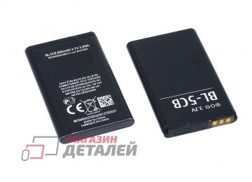 Аккумуляторная батарея (аккумулятор) BL-5CB для Nokia 1616, 1800, C1-01, C1-02 3.8V 800mAh