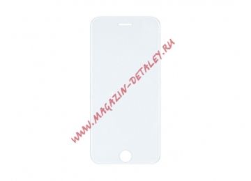 Защитное стекло для iPhone 6 Plus с прозрачными силиконовыми краями 0,3мм (King Fire)
