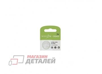Батарейка Vixion литиевая дисковая CR2430 (1шт)