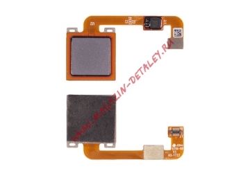 Шлейф для Xiaomi Redmi Note 4X с сканером отпечатка пальца (черный)