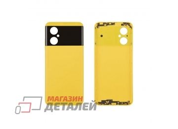 Задняя крышка для Xiaomi Poco M4 5G (22041219PG) желтый