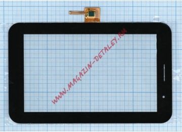 Сенсорное стекло (тачскрин) FPC-TPT-070-109-01 черный