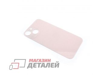 Задняя крышка (стекло) для iPhone 13 Mini розовая