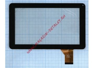 Сенсорное стекло (тачскрин) DH HN-0902A1-FPC03-02 черный