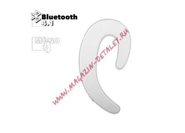 Bluetooth гарнитура вставная моно WK BS350 белая