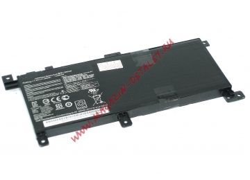 Аккумулятор C21N1509 для ноутбука Asus X556 7.6V 5000mAh черный Premium