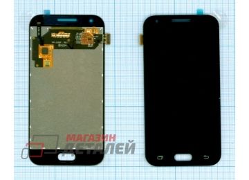 Дисплей (экран) в сборе с тачскрином для Samsung Galaxy J1 SM-J100H черный