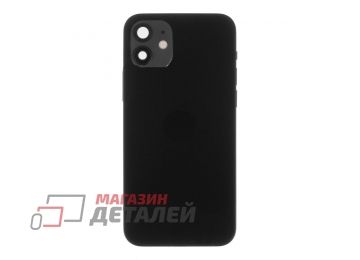 Корпус для iPhone 12 в сборе со шлейфами (черный) Premium