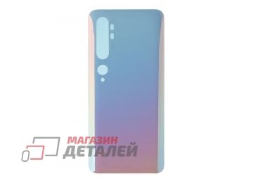 Задняя крышка аккумулятора для Xiaomi Mi Note 10 (M1910F4G), Mi Note 10 Pro (M1910F4S) (белая)