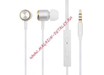 Гарнитура HOCO M42 Ice Rhyme Wire Control Earphones With Mic (серая)