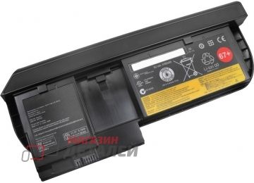 Аккумулятор 45N1079, 0A36316 67+ для ноутбука Lenovo ThinkPad x230t 10.8V 63Wh (5830mAh) черный Premium