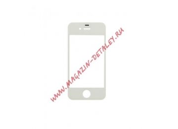 Стекло для переклейки Apple iPhone 4S белое