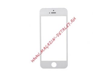 Стекло для переклейки Apple iPhone 5, 5s, 5C, SE белое AAA