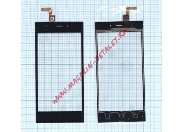Сенсорное стекло (тачскрин) для Xiaomi Mi 3 черный