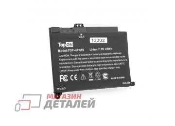 Аккумулятор TopON TOP-HPN15 (совместимый с BP02-2S1P) для ноутбука HP Pavilion Notebook PC 15 7.7 41Wh (4400mAh) черный