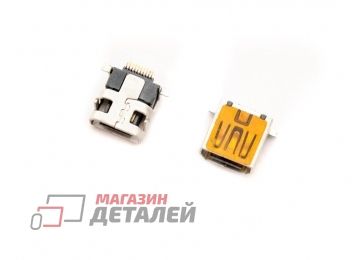 Разъем зарядки MiniUSB 10pin DIP (универсальный)