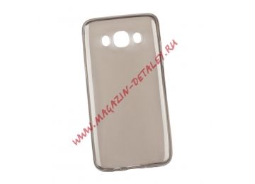 Силиконовый чехол для Samsung Galaxy J5 (2016) TPU Case прозрачный, серый