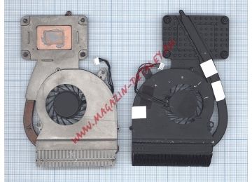 Система охлаждения (радиатор) в сборе с вентилятором для ноутбука Dell Latitude XT3