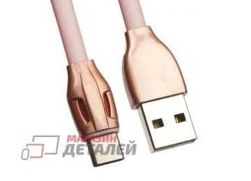 USB Дата-кабель Remax Laser Data Cable RC-035i USB Type C 1м (розовое золото)