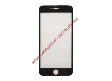 Защитное стекло для Apple iPhone 6, 6s Plus Tempered Glass 3D черное ударопрочное