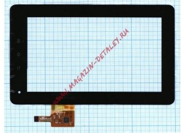 Сенсорное стекло (тачскрин) для Texet TM-7025 7025 черный