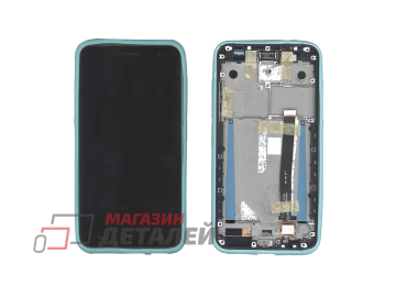 Дисплей (экран) в сборе с тачскрином для Asus ZenFone 3 ZE520KL черный с рамкой