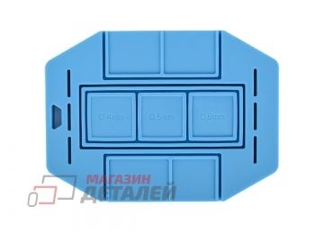 Коврик термостойкий магнитный для микросхем TE718 0.4, 0.5, 0.8 мм IC