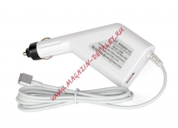 Автоадаптер (автомобильная зарядка) для Apple Macbook Air 2012 Pro A1425 16.5V 3.65A 60W Magsafe2 белый