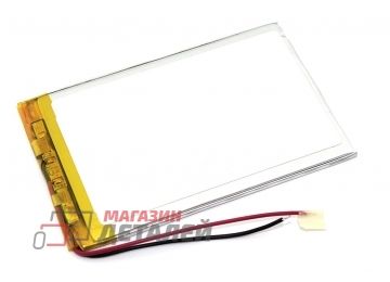 Аккумулятор универсальный 4x60x90 мм 3.8V 3500mAh Li-Pol (2 Pin)