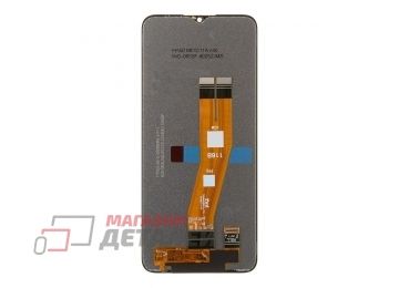 Дисплей (экран) в сборе с тачскрином для Samsung Galaxy A04e SM-A042F черный (Premium LCD)