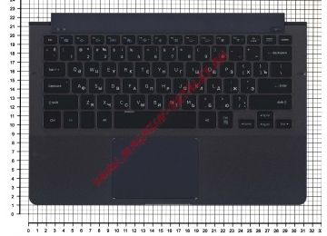 Клавиатура (топ-панель) для ноутбука Samsung NP900X3C черная с черным топкейсом - купить в Москве и России за 7 810 р.