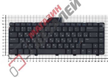 Клавиатура для ноутбука Dell Inspiron 14 3421 14R 5421 Dell Vostro 2421 черная с черной рамкой
