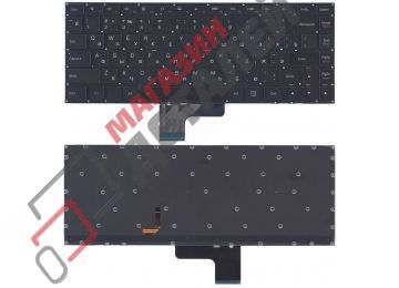Клавиатура для ноутбука Lenovo IdeaPad S410 U430 черная без рамки с подсветкой