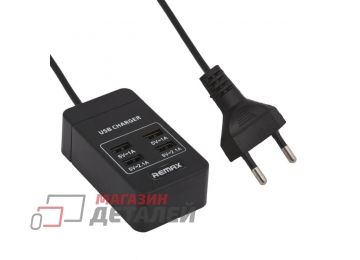 Блок питания (сетевой адаптер) REMAX 6.2А 4 USB выхода Power Socket RM-WK05 (черное)