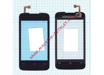 Сенсорное стекло (тачскрин) для Huawei U8620 черный