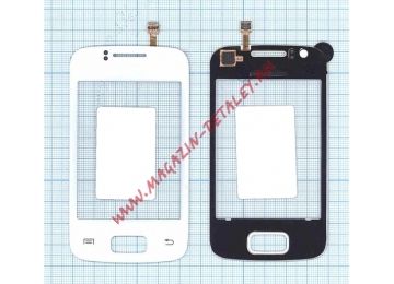 Сенсорное стекло (тачскрин) для Samsung Galaxy Y Duos GT-S6102 белый