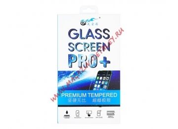 Защитное стекло для iPhone 7 Plus с прозрачными силиконовыми краями 0,3мм (King Fire)