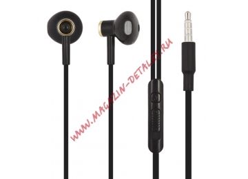 Гарнитура HOCO M47 Canorous Wire Control Earphones With Mic (черная)