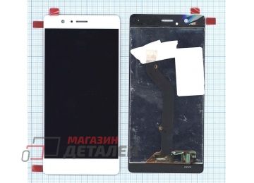 Дисплей (экран) в сборе с тачскрином для Huawei G9 Lite белый